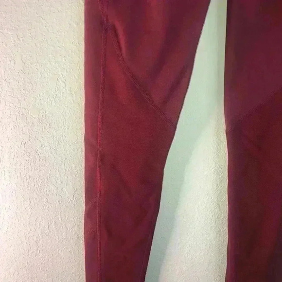 Free People Movement Wine Mesh Lira Leggings size XS - Picture 3 of 6